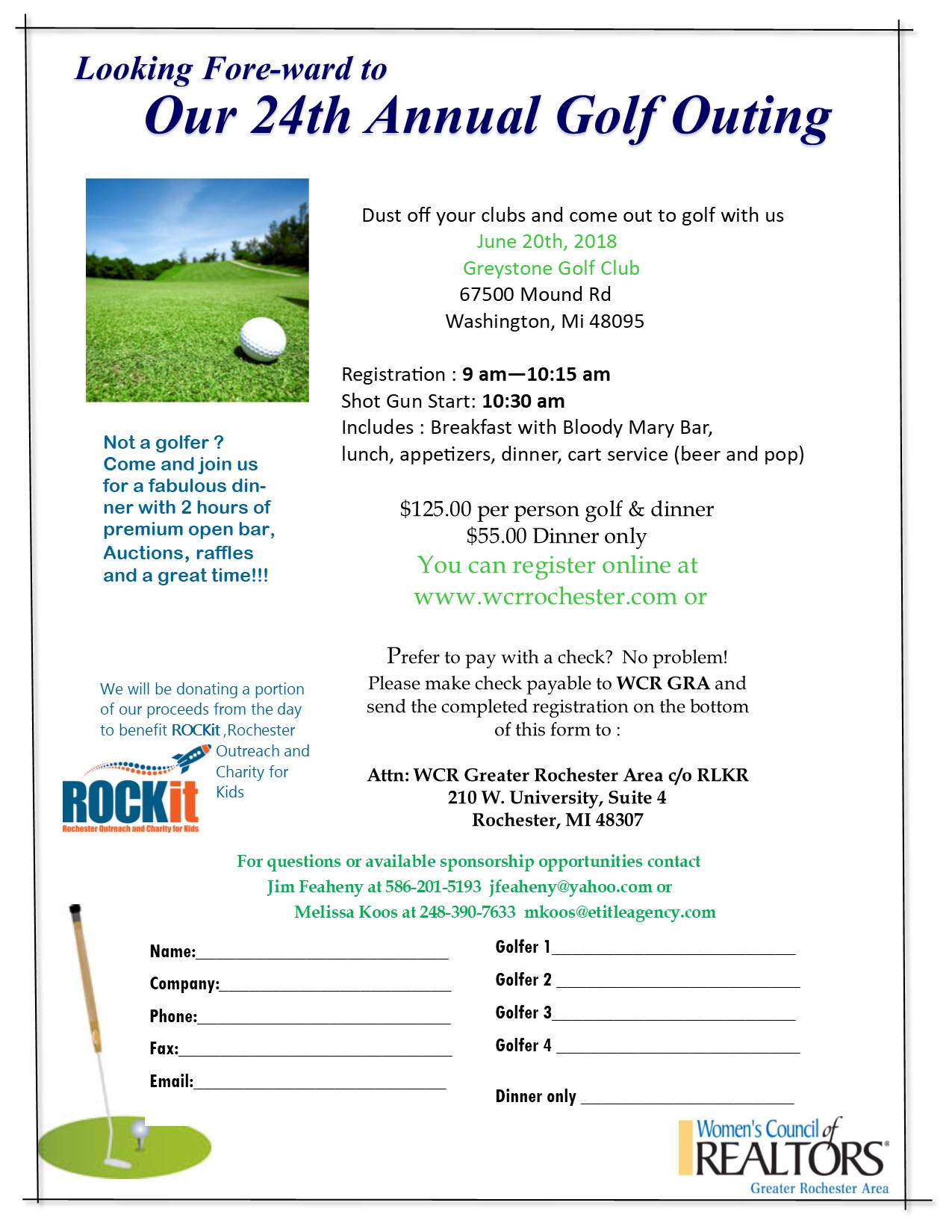 Golf Outing Ideas | Examples and Forms